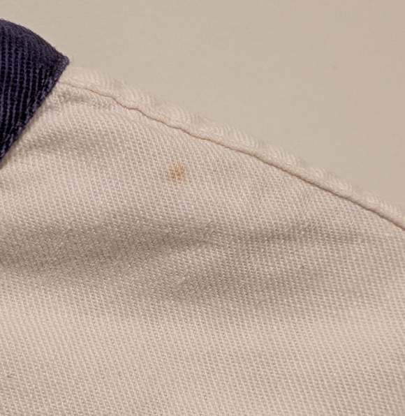 1966 Canadian Military S White and Blue Sailor's Top - SEE SIZE NOTE - Picture 7 of 9